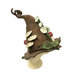 mushroom felt hat